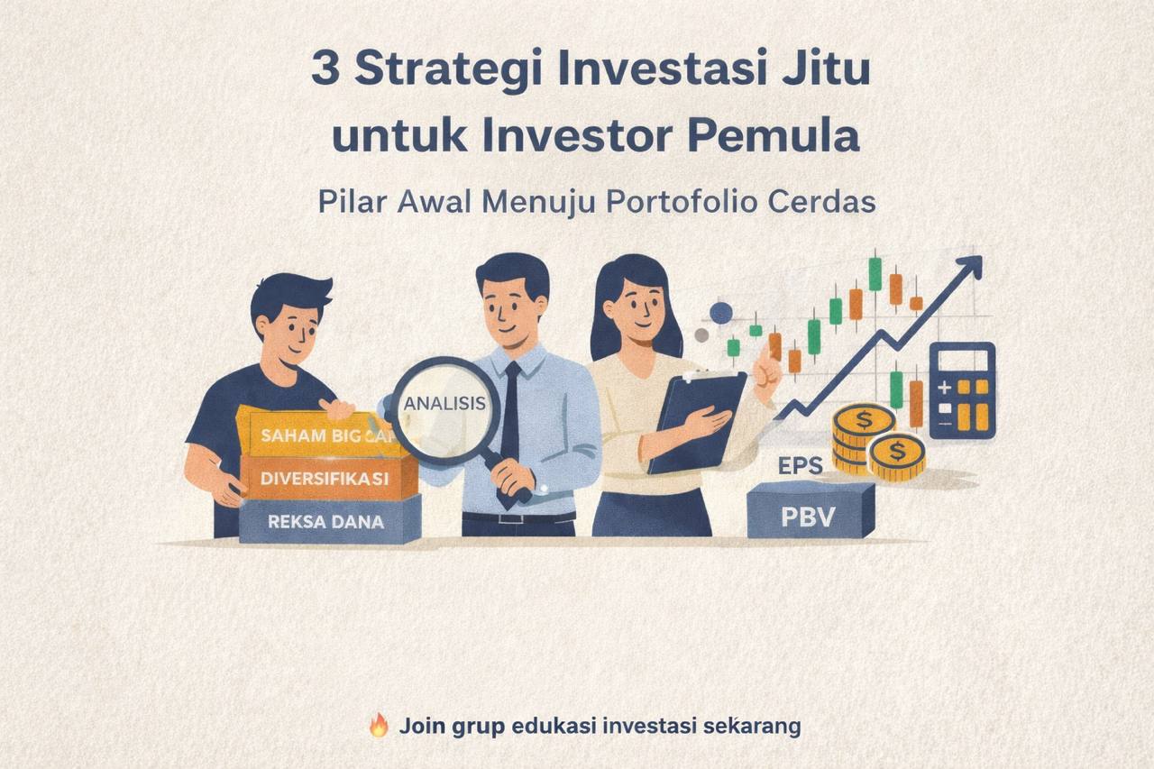 Tiga Strategi Investasi Pemula untuk Membangun Portofolio