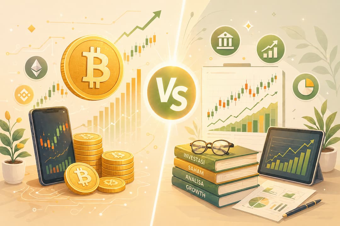Crypto vs Saham: Mana Investasi yang Lebih Cuan?
