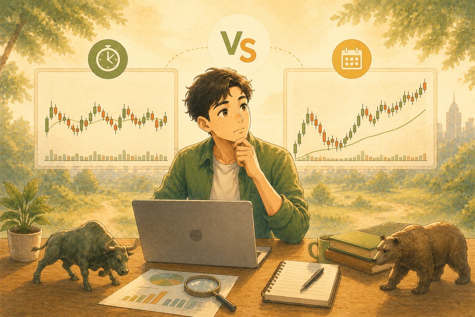 Scalping vs Swing Trading untuk Pemula: Mana Lebih Untung?